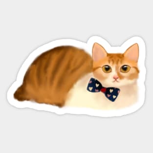 Hana Cat Sticker